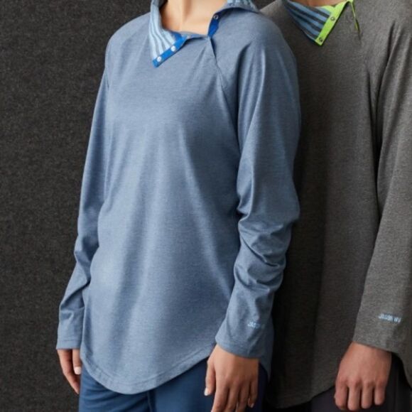 Jason Wu for Eva Air Unisex Loungewear Top in Heathered Blue - Size Medium - Picture 1 of 9